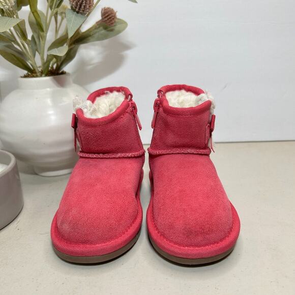 Koolaburra by Ugg Victoria Mini Winter Boots Pink Toddlers 6 1135954T - Picture 2 of 8